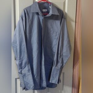 Joseph Abboud Mens Button Down Regular Fit Dress Shirt Long Sleeve 17.5 32/33